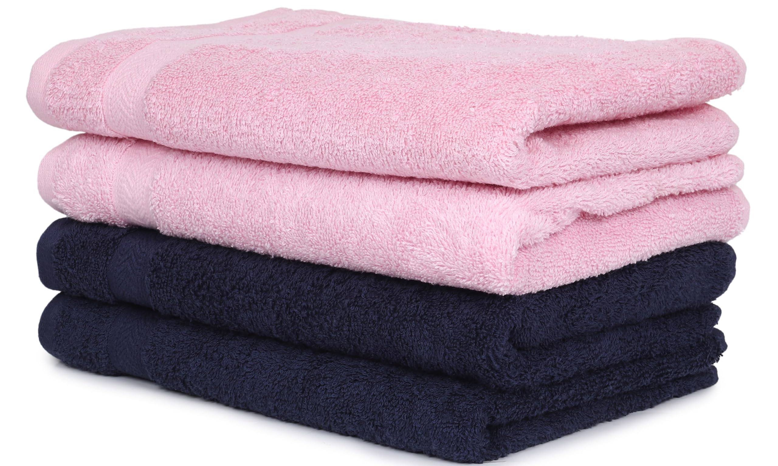 Palatial Lifestyles 500 GSM Hand Towel Set of 4. Combed 100% Cotton Hand Towel, Ultra-Soft & Highly Absorbent Hand Towel for Was